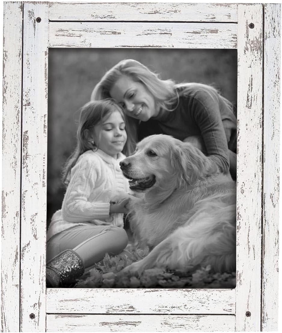Foreside Home & Garden FFRD06219 8X10 Heartland Photo Frame White