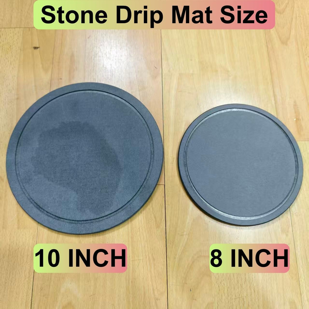 Stone Drying Mat for Mini Humidifiers,10" Round Water Absorbing Stone Tray