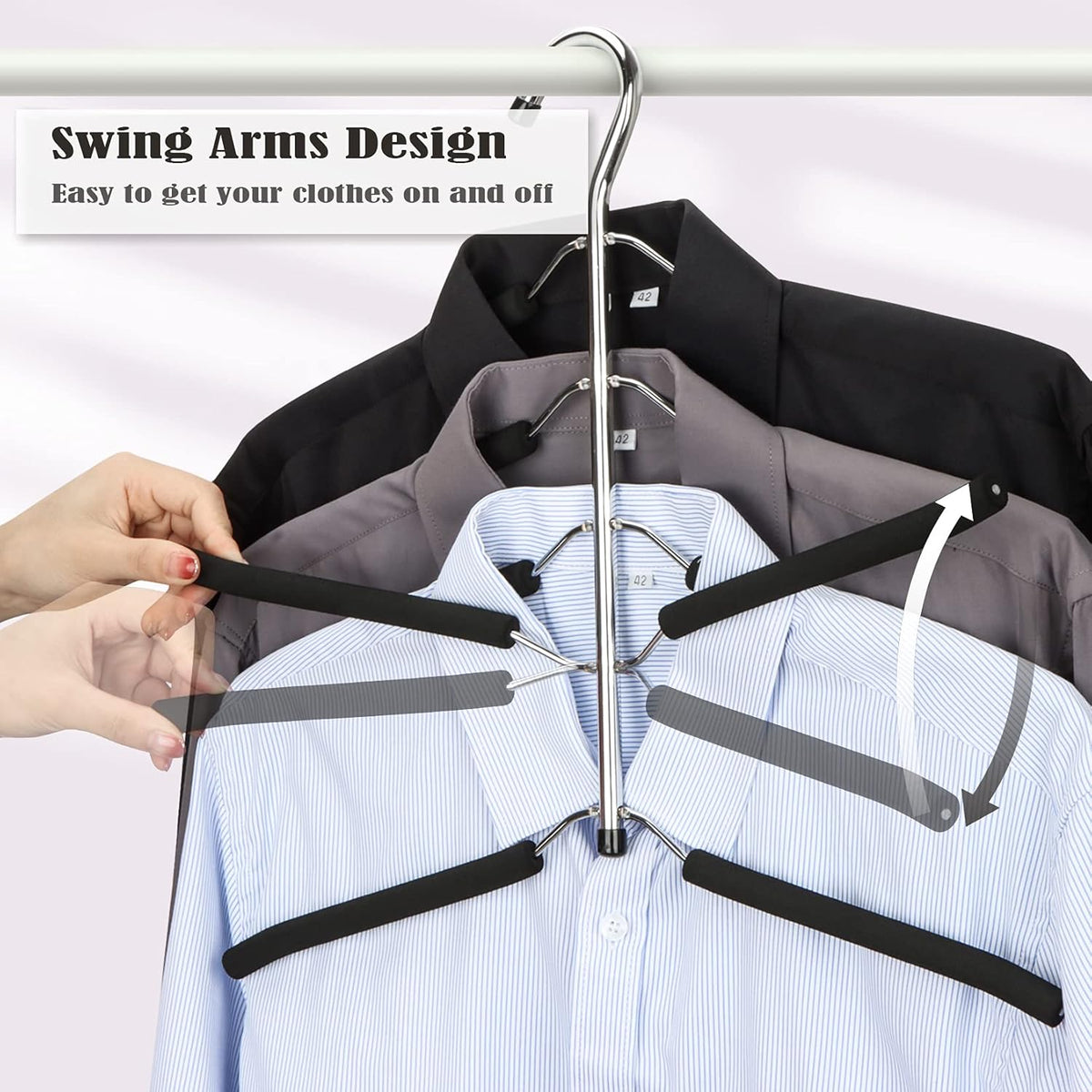 Hangers Space Saving Clothes Hanger 4 Packs