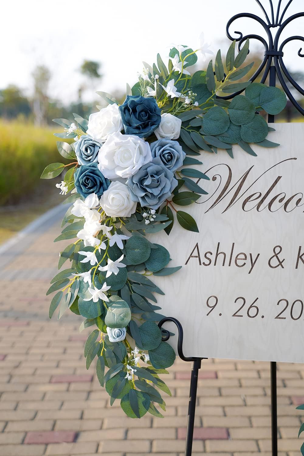 ponatia Artificial Wedding Arch Flowers Set of 2