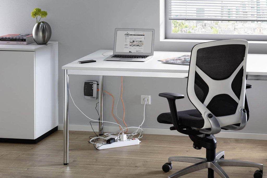 Durable, Cable Management Box Organizer, Gray, Large