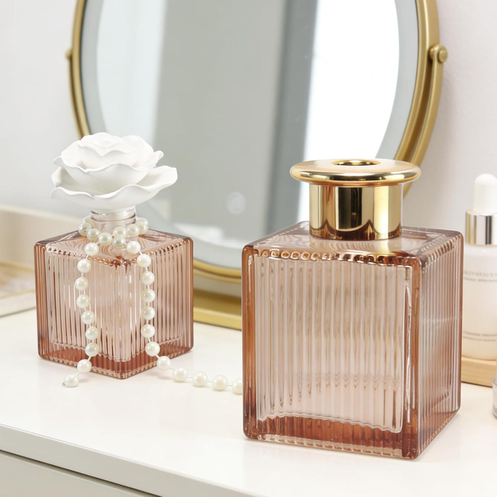 Fragrance Bottle Reed Diffuser Accessories Glass Bottle Set of 4