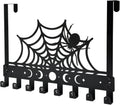 Gothic Spider Over The Door Hooks Goth Bathroom Decor Organizer Halloween
