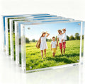 5x7 Inch Acrylic Picture Frame 5 Pack, 10+10mm Magnetic Photo Frame