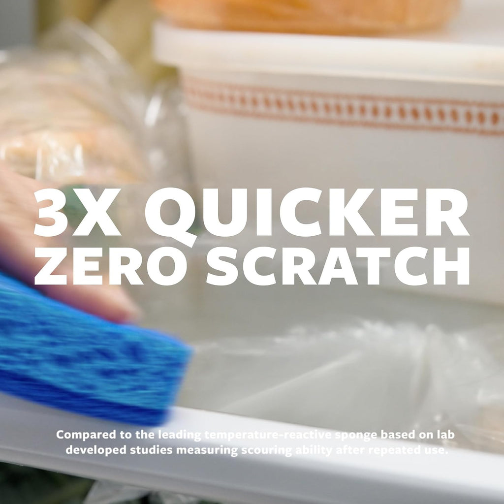Scotch-Brite Scrub Sponge, Non-scratch, 9-Count