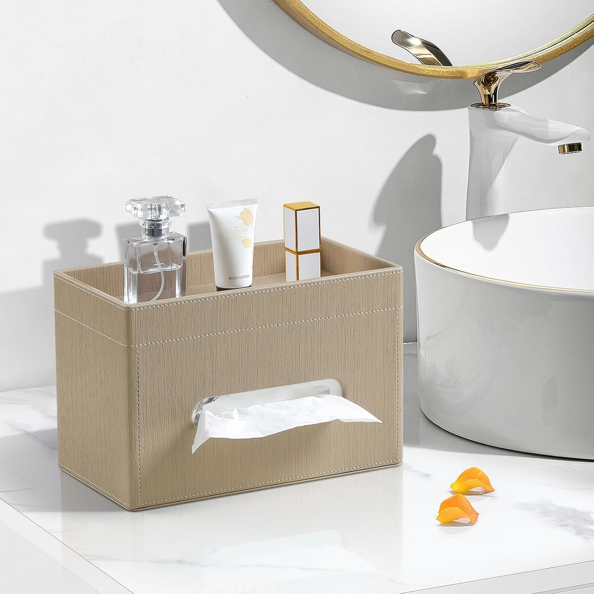 Plus Size Tissue Box Cover, Rectangle Tissue Box Organizer, Wood