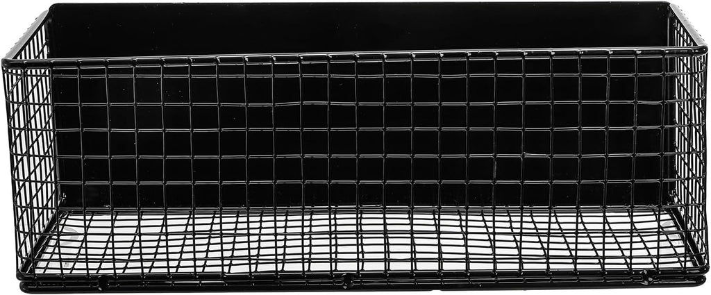 Frcctre 2 Pack Magnetic Basket Magnetic Fridge Organizer, Metal Wire Spice Rack Pen Holder Storage Organizer Basket for Refrigerator Whiteboard Home Kitchen Office