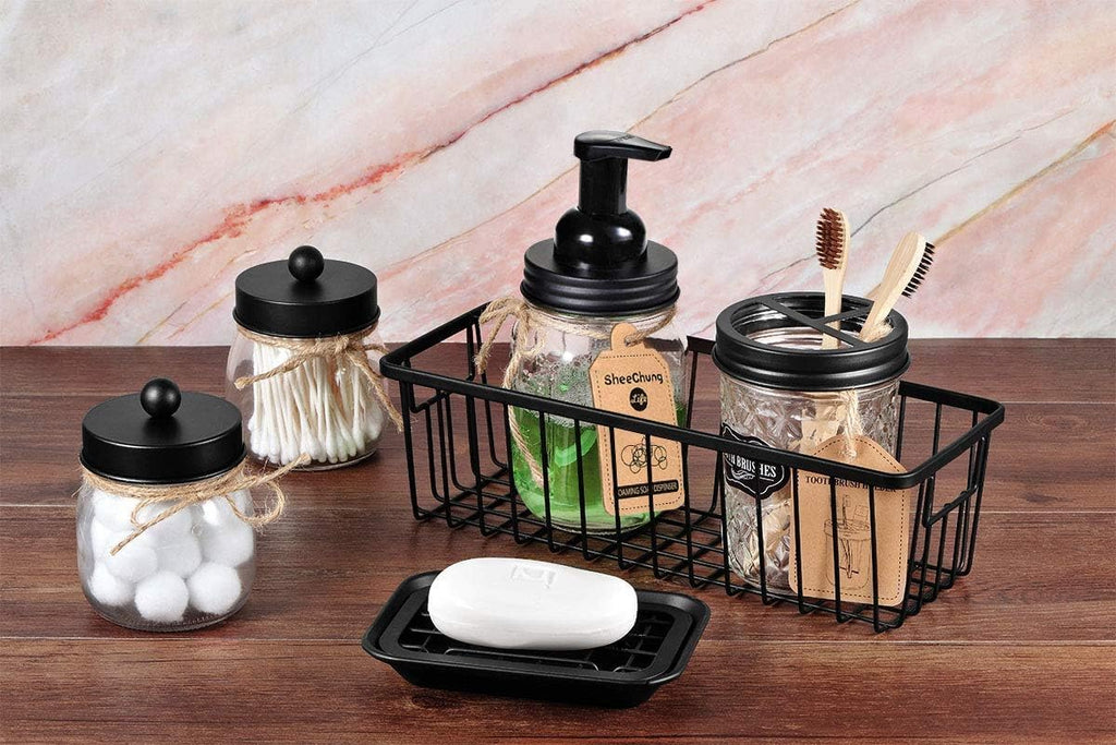 SheeChung Soap Dish for Bathroom Kitchen, Stainless Steel Soap Holder Tray