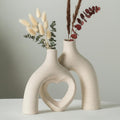 Liotww Hug Donut Decorative Vase Modern Nordic Boho Style Vases Home Decor