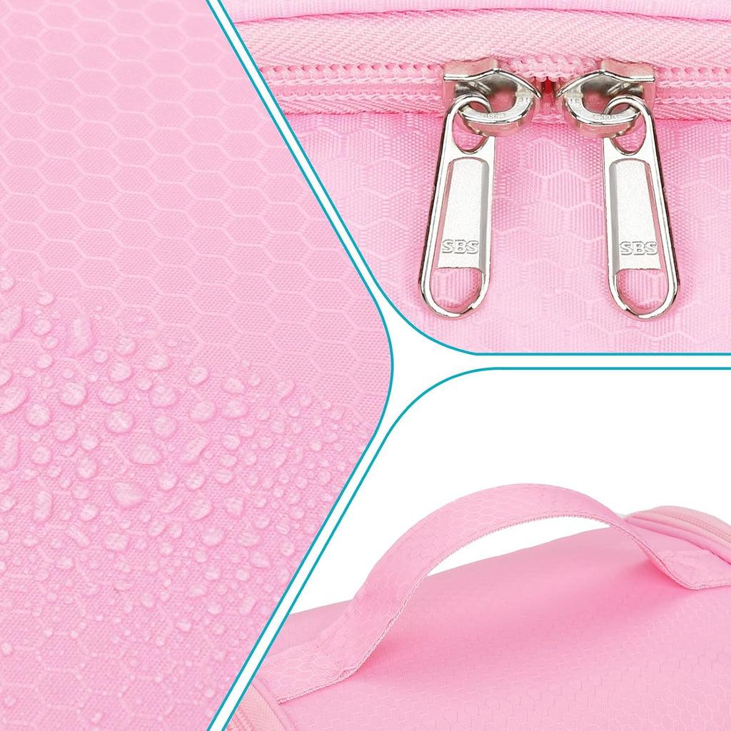 Mesh Shower Caddy Portable, Toiletry Bags for Travel, Pink