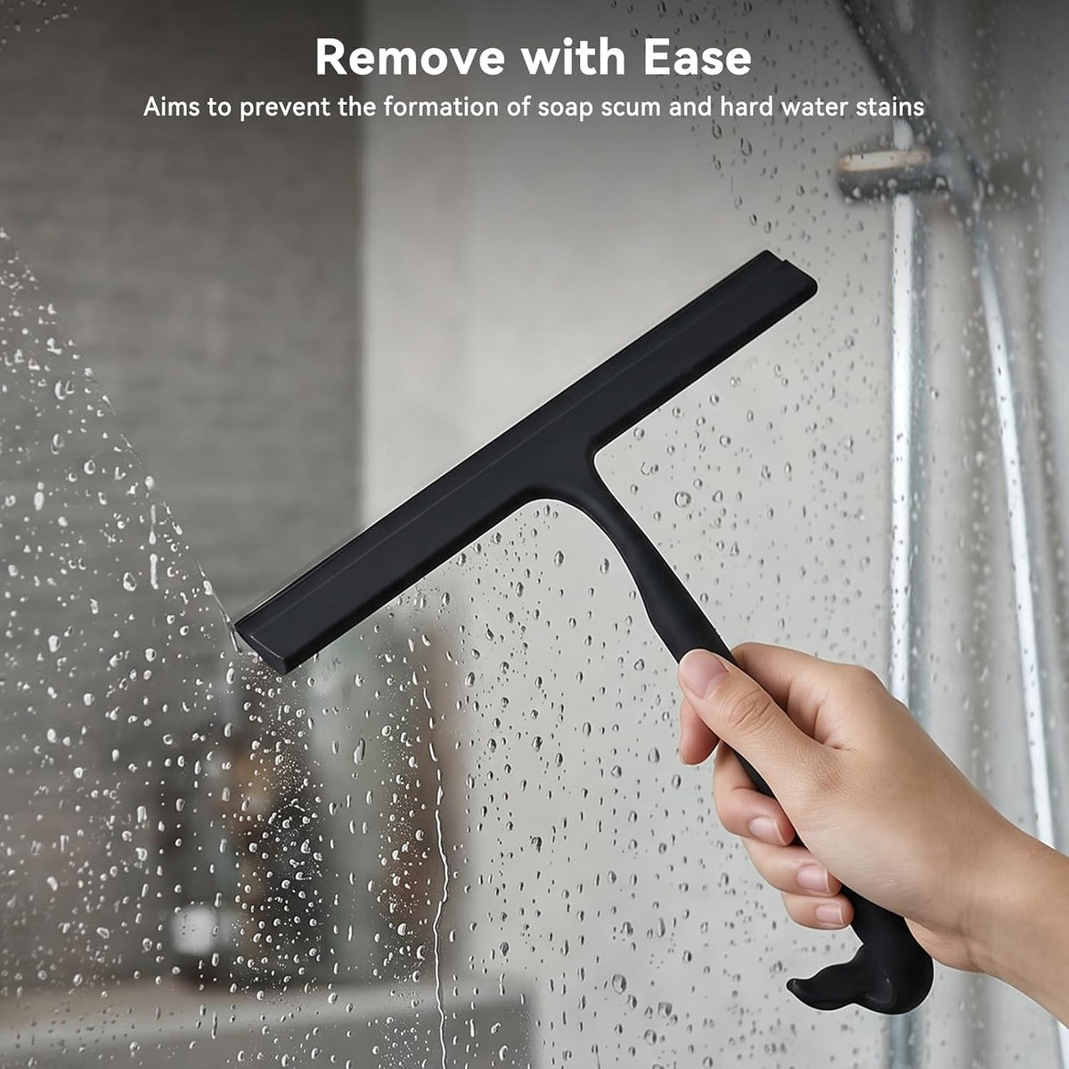OTraki Silicone Shower Squeegee for Glass Doors 13 Inch Bathroom Squeegee