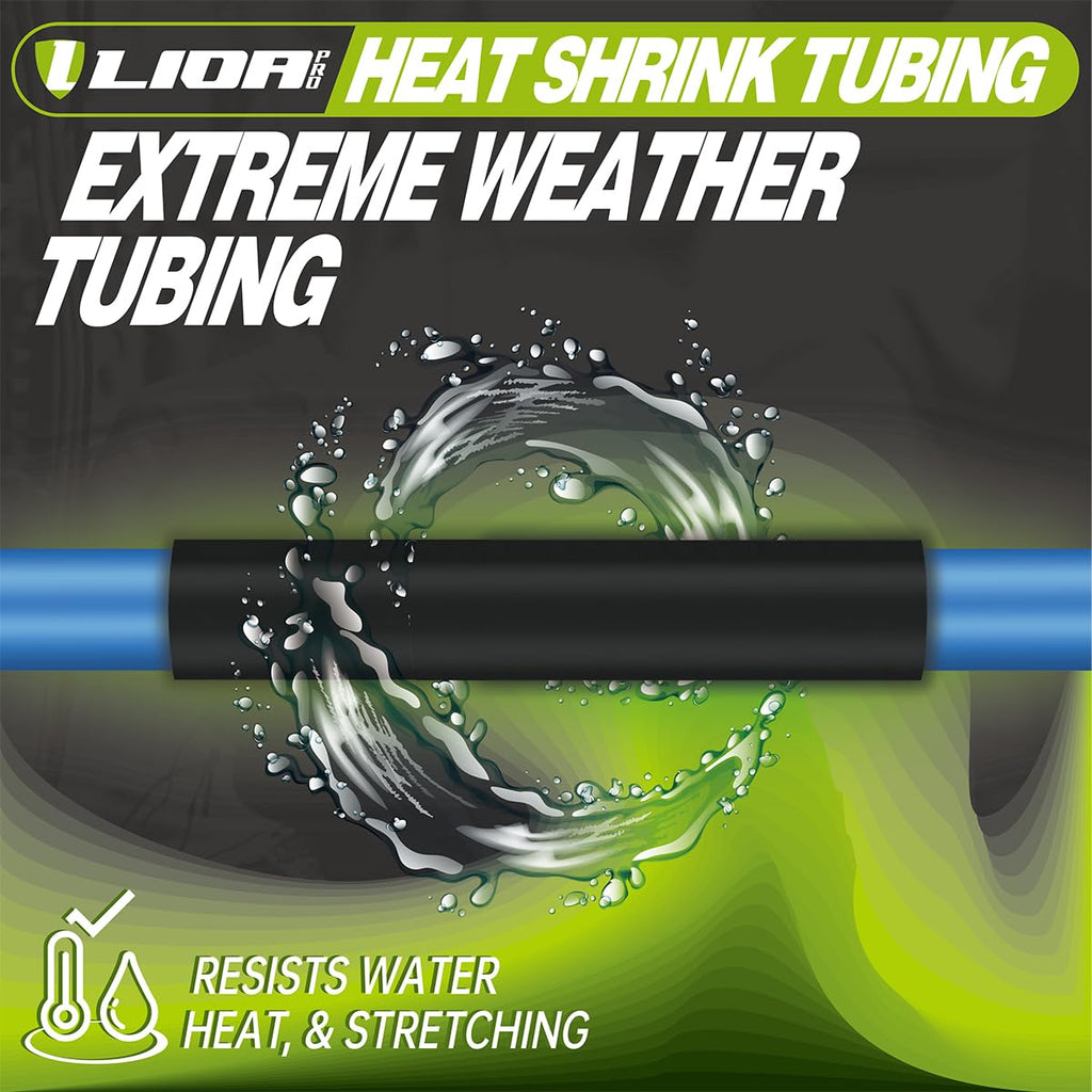 1/4" Red Heat Shrink Tubing 50FT - 3:1 Dual Wall Adhesive Lined, Waterproof Insulation, UL Listed for Automotive Wires, Electronics & DIY Repair