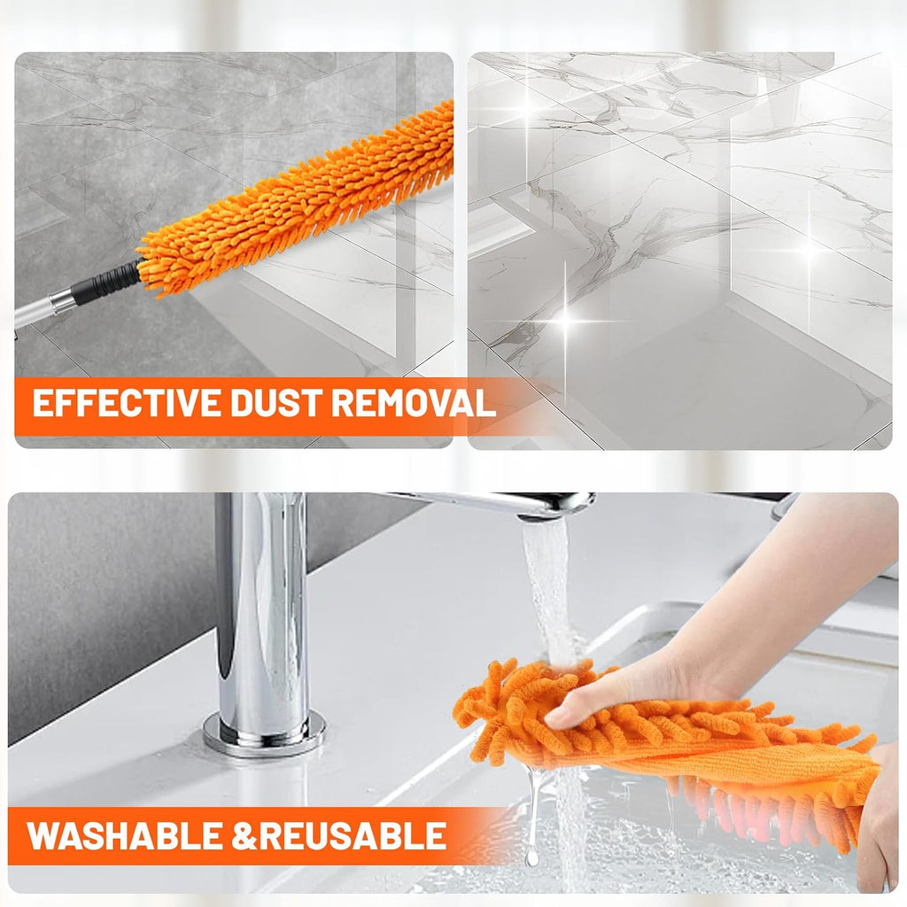 20ft High Reach Duster Kit with Extendable Pole,High Ceiling Duster Kits
