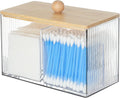KIMCHOMERSE Qtips Holder Storage, Bathroom Cotton Balls Holder