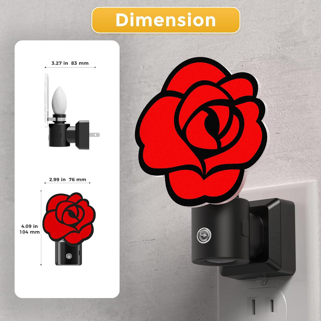 L LOHAS LED Night Lights Plug into Wall, Night Light with Light Sensor
