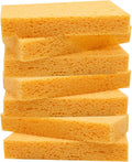 Large Cellulose Sponges, Kitchen Sponge for Dish, Thick Heavy Duty Scrub Pads, Non-Scratch Scrubber for Household/Cookware/Bathroom/Office/Boat 5.5" x 3" x 1" (7 Pack) Yellow