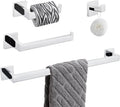 Angle Simple Bathroom Hardware Set 4-Piece, Polished Chrome