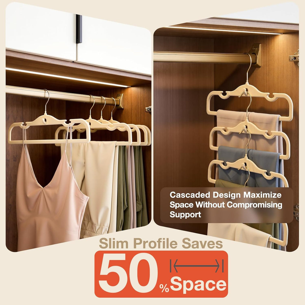 Velvet Pants Hangers 20 Pack Velvet Hangers Non Slip,for Pants Coat