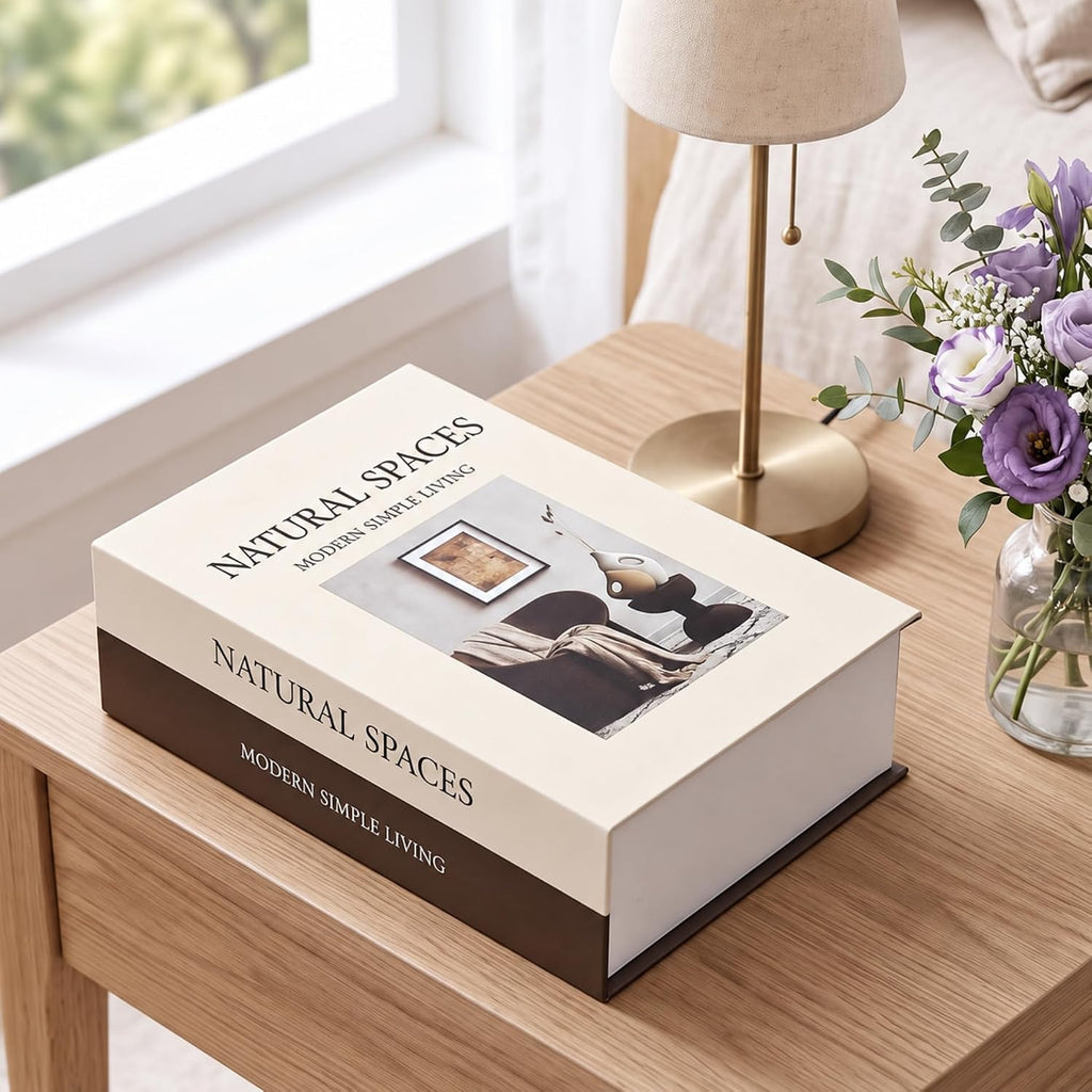 Book Shape Decorative Cable Management Box, Modern Simple Living