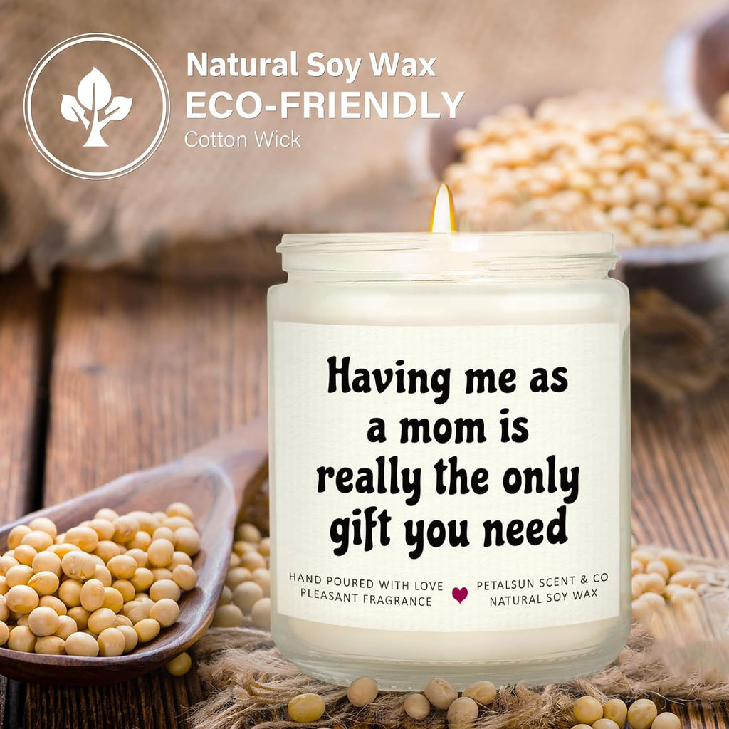 Petalsun Daughter Gifts from Mom, Lavender Scented Soy Wax Candle