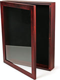 12x15 Large Shadow Box Frame, Deep Display Case, Red, Picture Frame, Graduation Cap, Military , Wedding Wood Frame