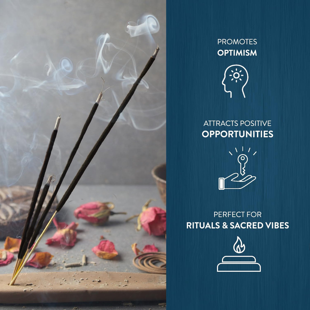 Hem Incense Sticks (Pack of 6) | Ideal for Meditation, Rituals & Cleansing (Success)