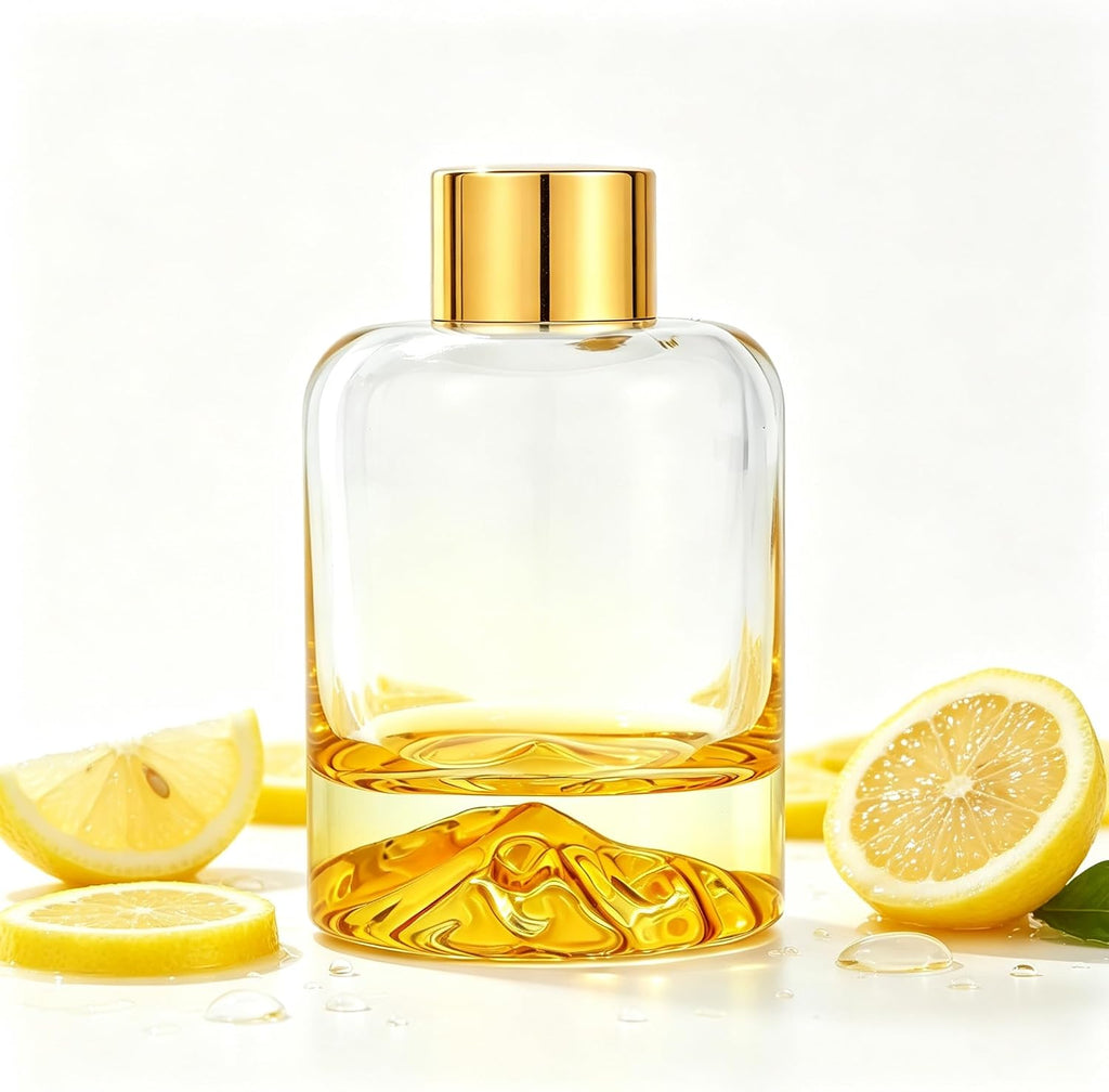 Reed Diffuser Set, Lemon Verbena Oil Diffusers 5.07 fl oz Scented Diffuser with Sticks Home Fragrance Reed Diffuser for Bathroom Shelf Decor