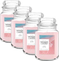 Yankee Candle Pink Sands Scented Candle, 22oz Large Jar with up to 150 Hour Burn Time, Giftable, Birthdays (Pack of 4)
