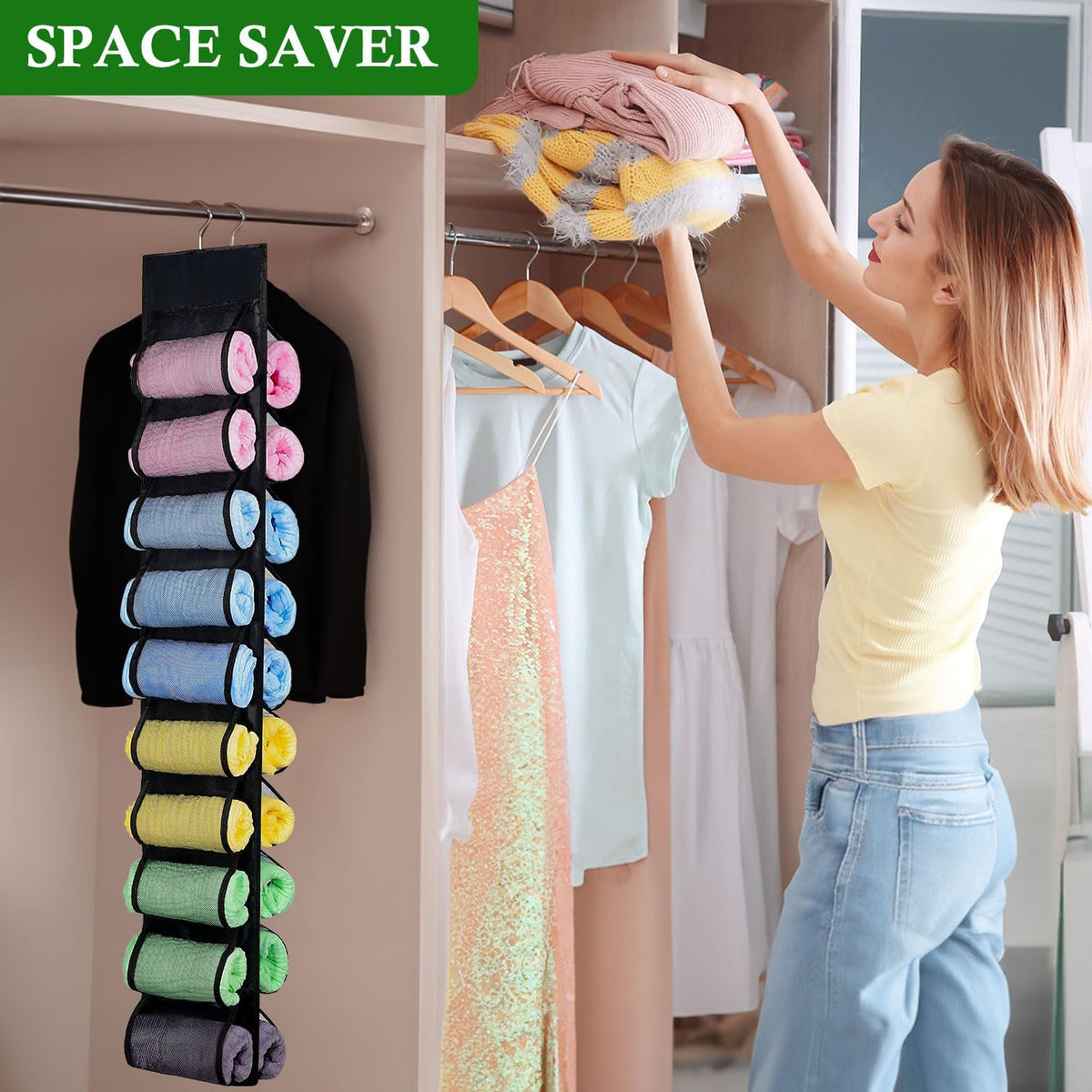 2 Pack Legging Storage Organizer