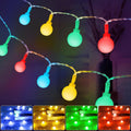 AUAUY String Lights, 40 LED 19.6FT String Lights Battery Operated, Colorful