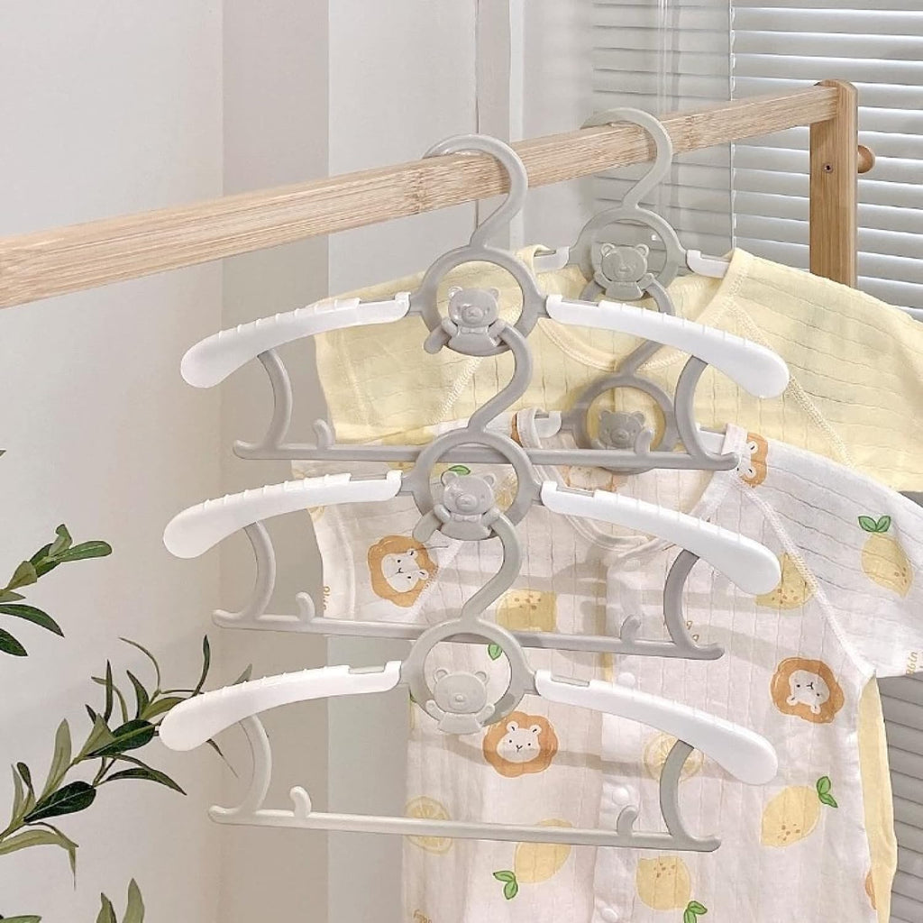 Baby Clothes Hangers 50 Pack, Plastic Kids Hangers Space Saving for Closet