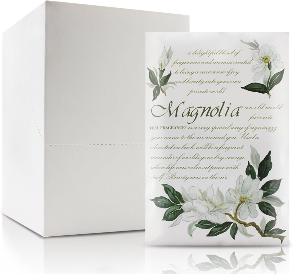 Fragrance Scented Sachet for Drawers and Closets Magnolia 12pcs