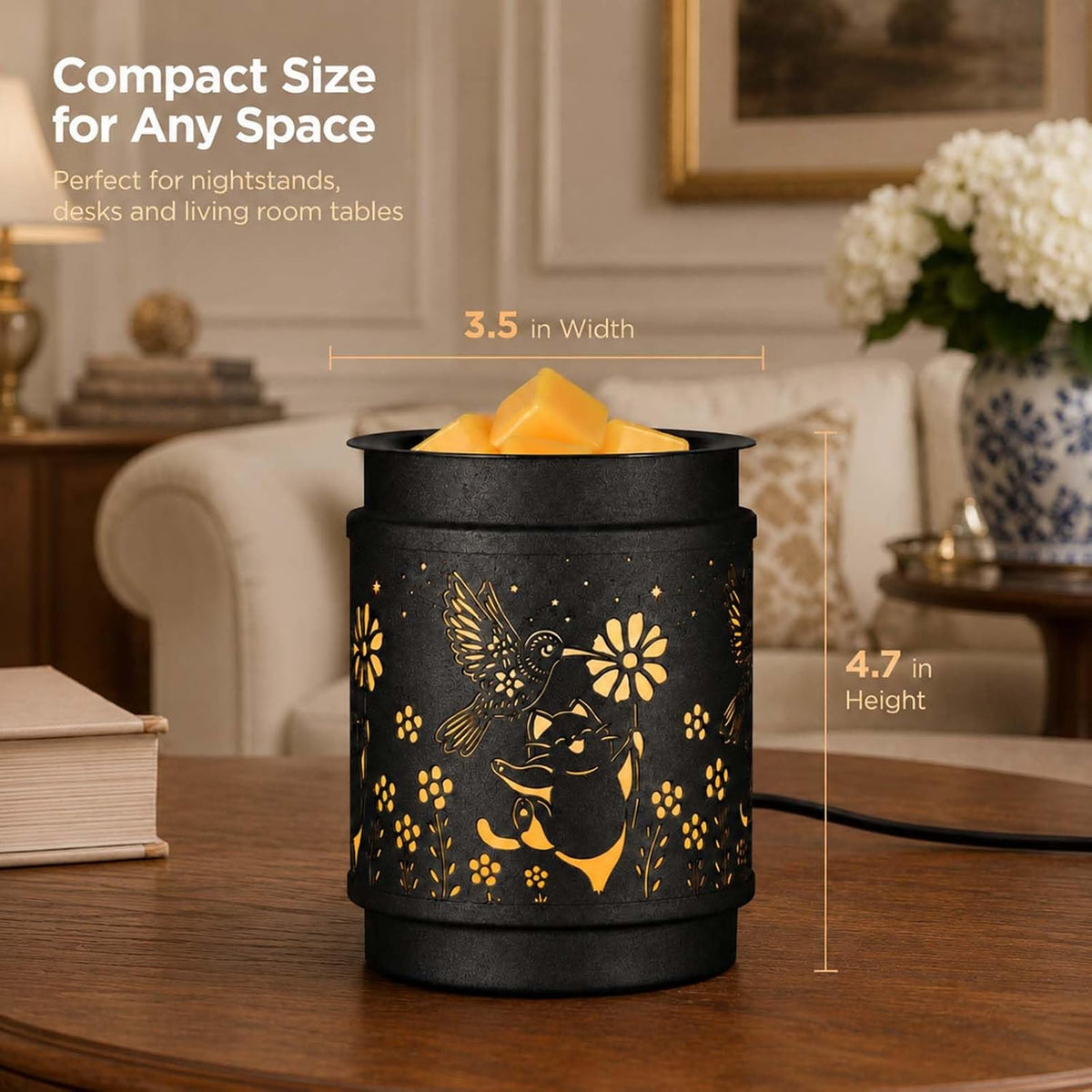 mocosa Metal Wax Melt Warmer Electric Candle Fragrance Burner