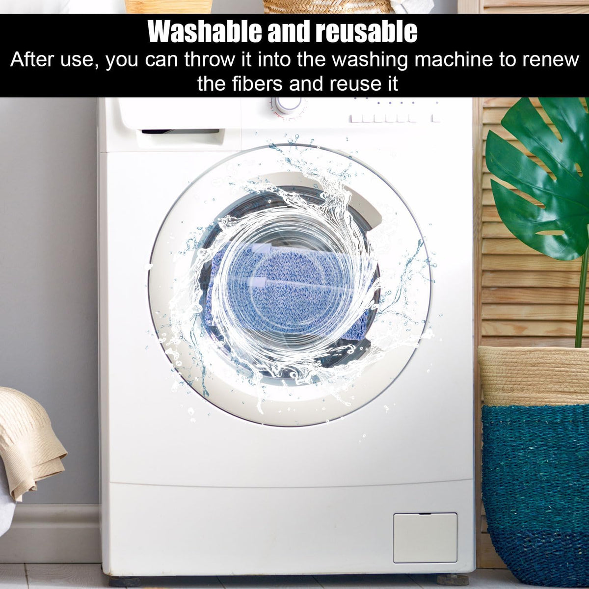 4 Pack Microfiber Window Cleaning Refill Replacement