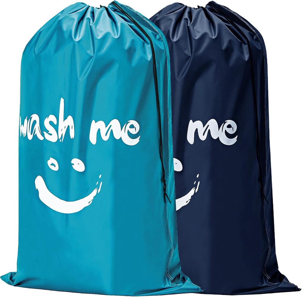 HOMEST 2 Pack XL Laundry Bag 28" x 40", Extra Large Dirty Clothes Organizer