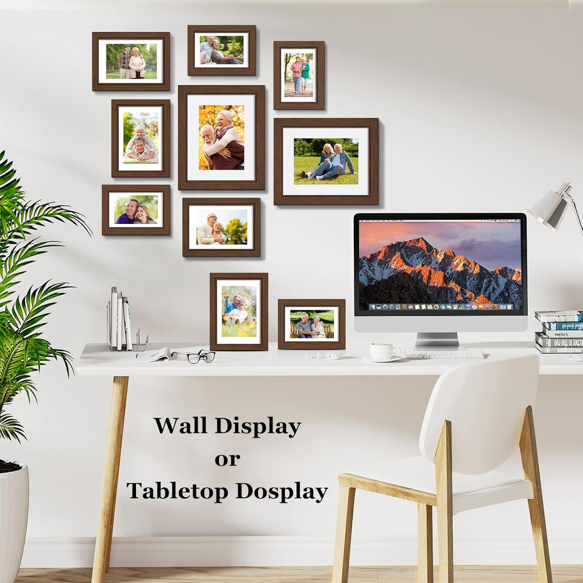 Povrgive Picture Frames Collage Wall Decor, Gallery Wall Frame Set of 10