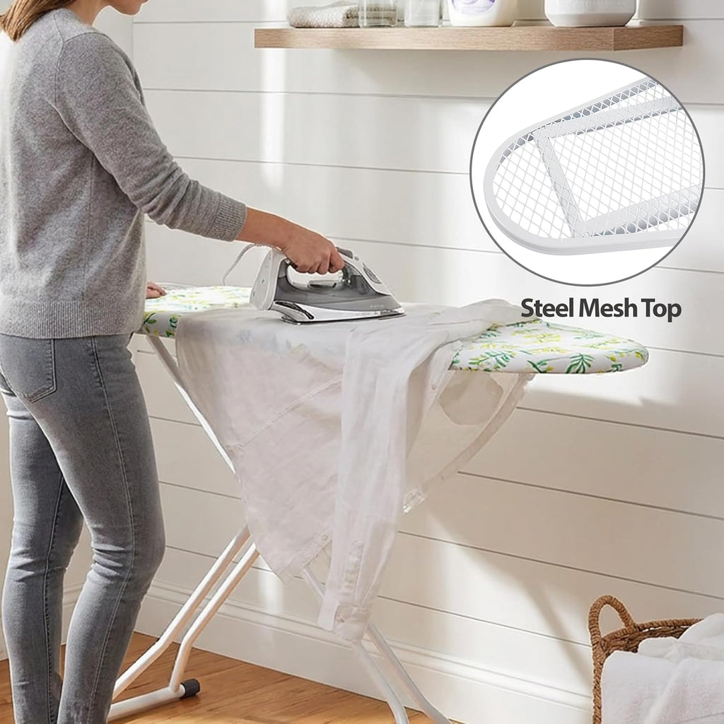 SheeChung Ironing Board 13"x43",Full Size Iron Board with Rest,Adjustable