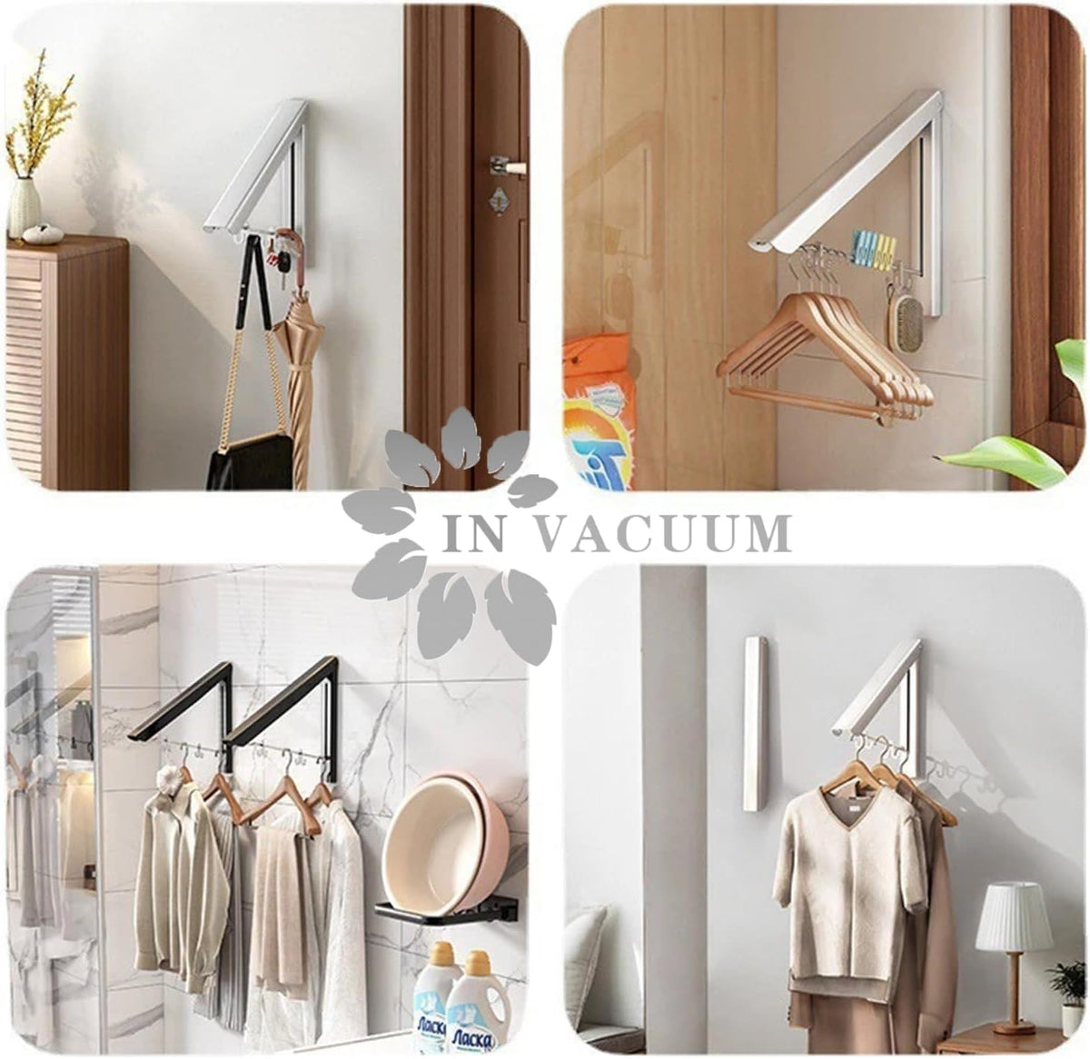 Clothes Drying Rack, Laundry Racks for Drying Clothes, Foldable Retractable