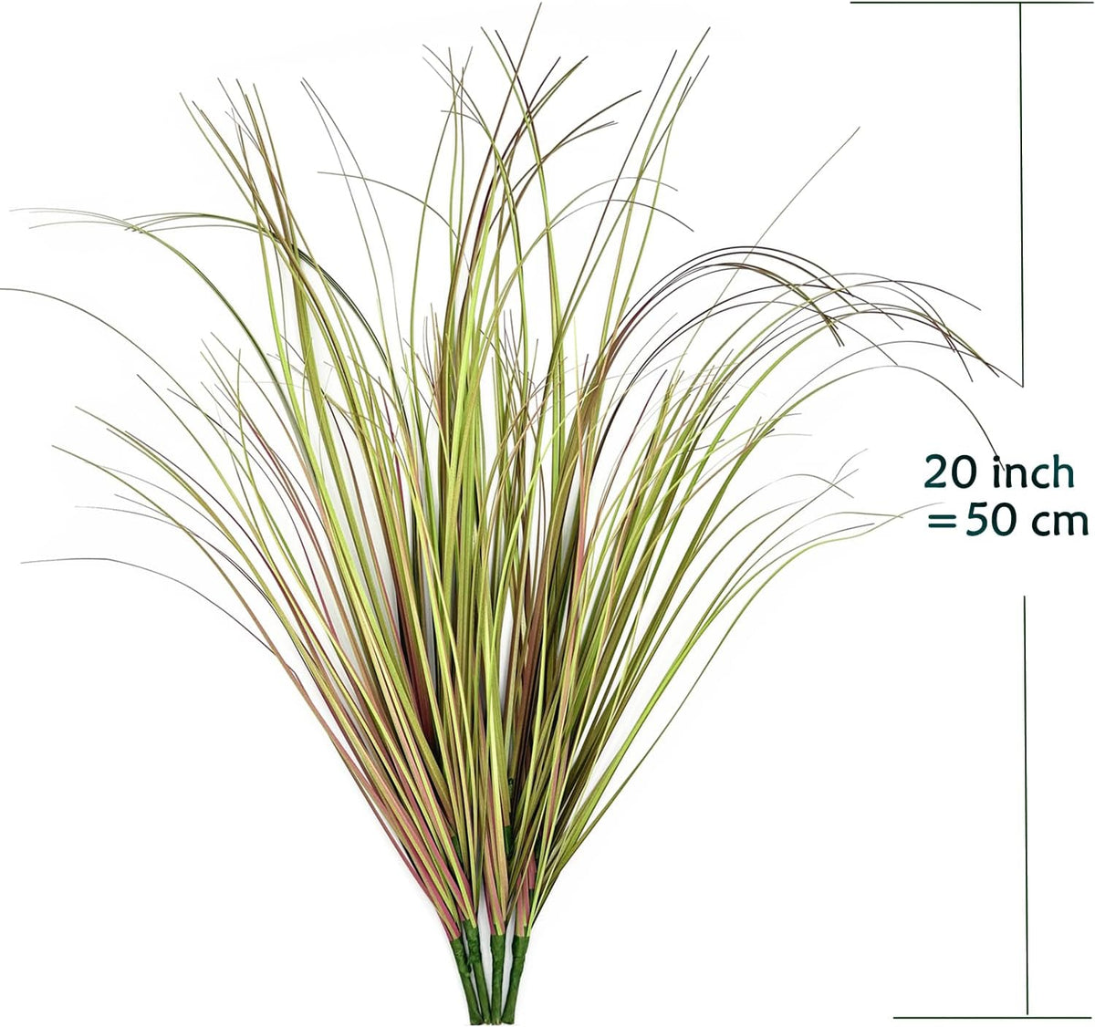 CATTREE Fake Wheat Grass Plants Artificial Greenery Tall Shrubs 16 Bundles, Outdoor Decor Faux Plastic Leaves Bushes for Indoor Office Garden Wedding Party Vase Filler DIY Decorations, Purple 16 Pcs