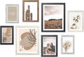 ArtbyHannah Gallery Wall Frame Set, 8 Pack Neutral Wall Decor, Multi-Color