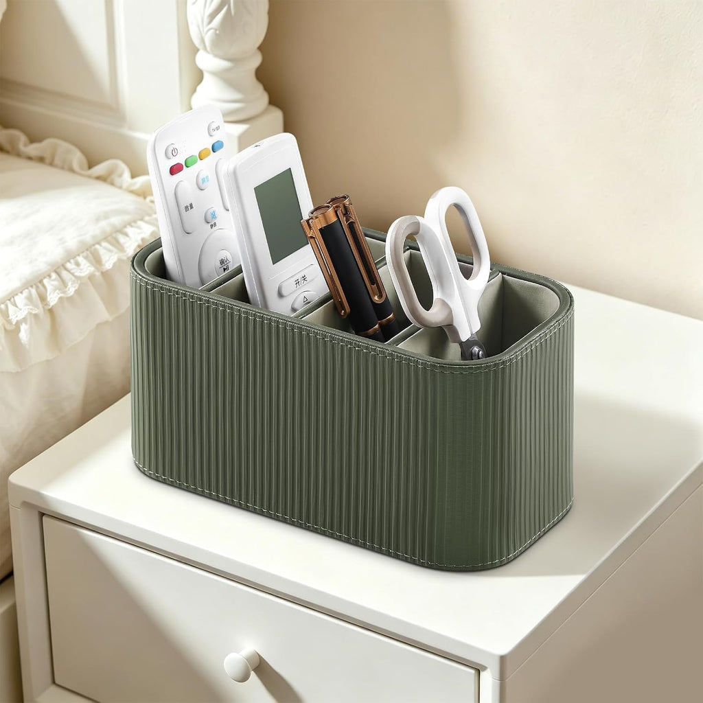 TV Remote Control Holder Remote Holder Caddy Organizer (Green)