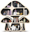 Mushroom Decor Floating Shelves, Crystal Display Shelf, Whimsy Wall Decor