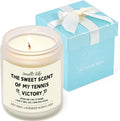 KOSMICKISS Lavender Soy Candle, Tennis Gifts for Women Men 9oz, 1 Pack