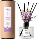 Reed Diffuser Set with Dried Flowers, 5.1 fl oz / 150ml, Berry Fudge - Home Fragrance Diffuser with Sticks for Bathroom Shelf Decor, Bedroom, Office & Gift