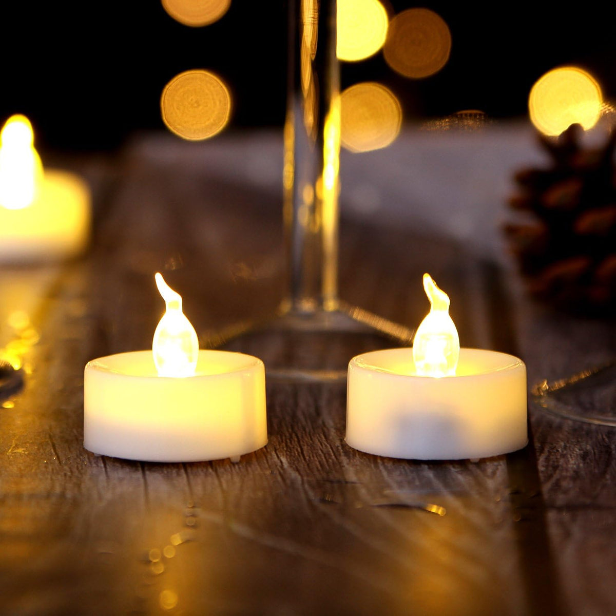 AGPTEK 100 Pack Tea Lights Flameless LED Candles