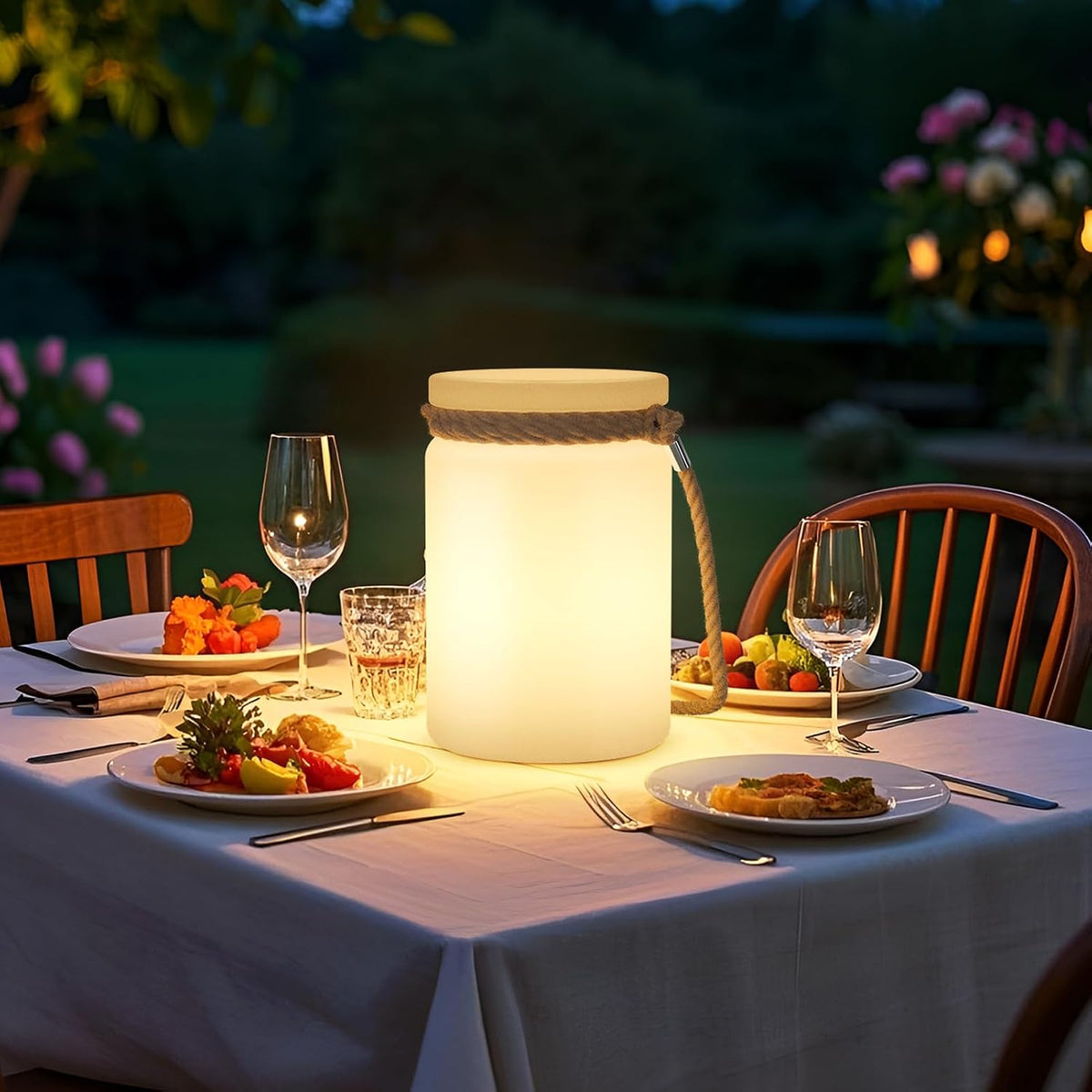 uuffoo Cordless Outdoor Table lamp with Remote