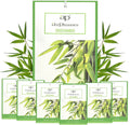 Green Bamboo Scented Sachets Bag 6 Pack for Drawer & Closet, Long-Lasting Sachets Bag Wardrobe Freshener, Drawer Deodorizer Fresh Scents Home Fragrance Air Freshener Bags for Home Room