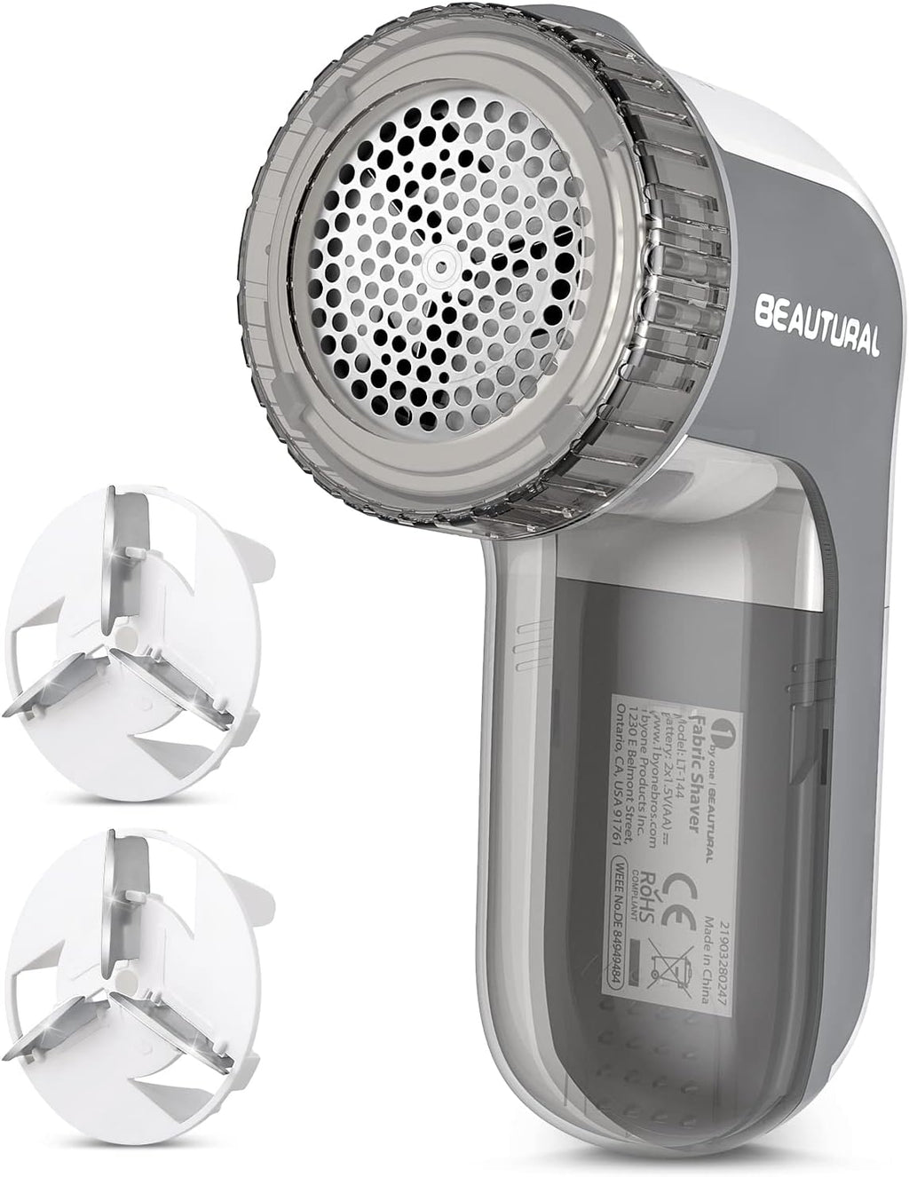 BEAUTURAL Fabric Shaver and Lint Remover, Portable Sweater Defuzzer