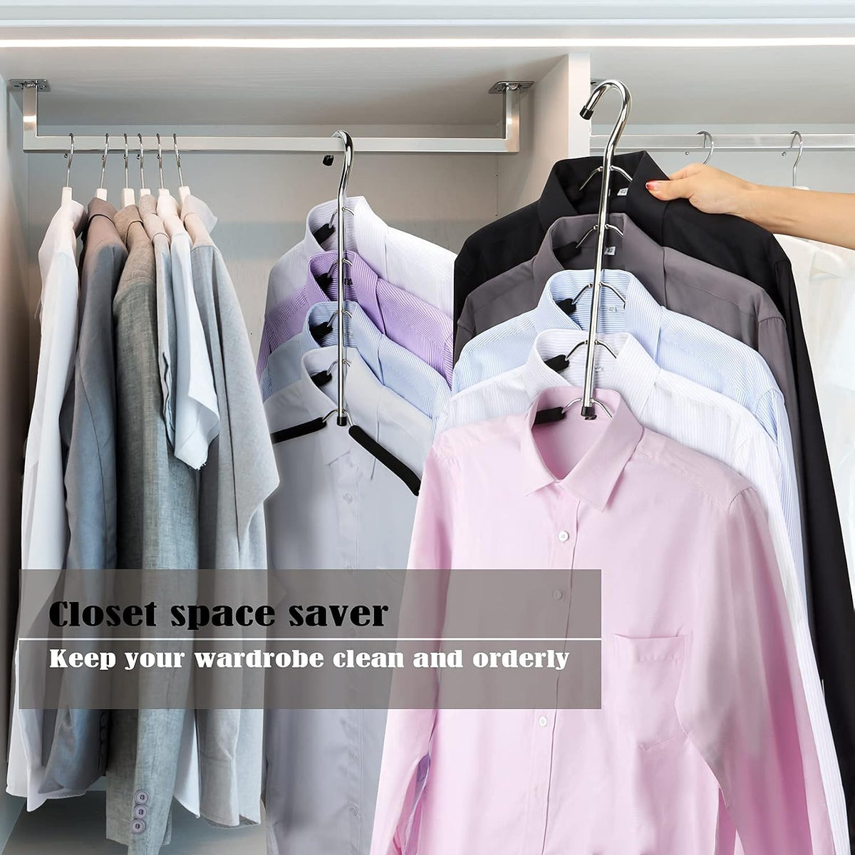 Hangers Space Saving Clothes Hanger 4 Packs