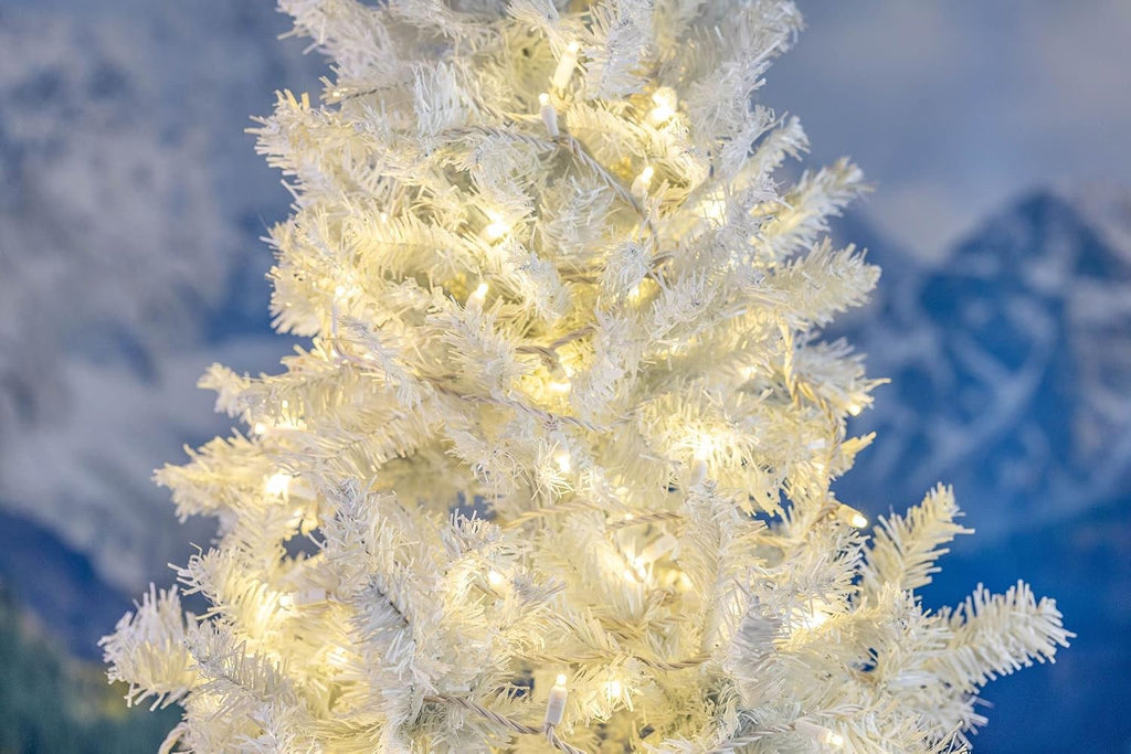 Novelty Lights 50ft Christmas String Lights, 100 Warm White LED Bulbs